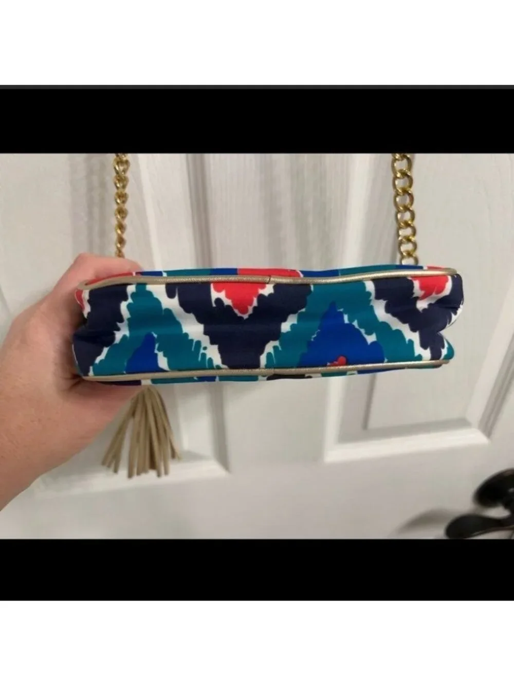 Lilly Pulitzer Chevron Multicolor Crossbody